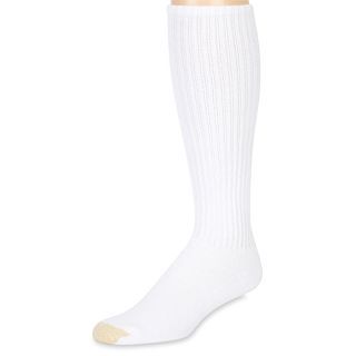 Gold Toe 3 pk. Ultratec Over The Calf Socks Big and Tall, White, Mens