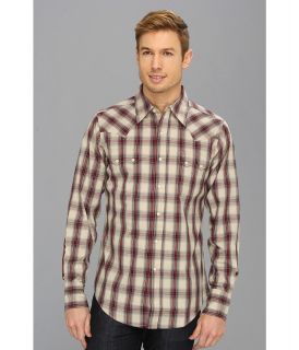 Stetson Grey Plaid 8907 Mens Long Sleeve Button Up (Gray)