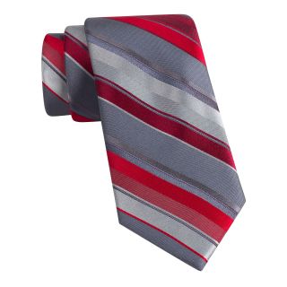 Van Heusen Slim Stripe Neckties, Red, Mens