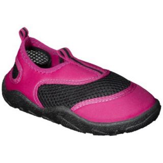 Girls Aqua Water Shoe   Black/Pink 3 4