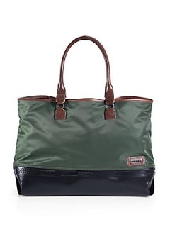Diesel Rubber Hart Tote   Olive Green