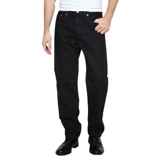 Levis 550 Relaxed Fit Jeans, Black, Mens