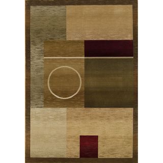Generations Green/ Brown Rug (2 X 3)