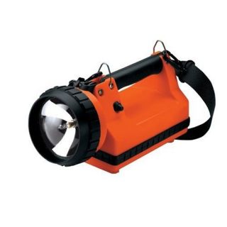 Streamlight 45110 Lantern LiteBox Standard Rechargeable 20Watt Spot Bulb with 120V AC, 12V DC, Shoulder Strap and Mounting Rack Orange