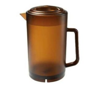 GET Water Pitcher, with Lid, 64 oz, SAN, Amber