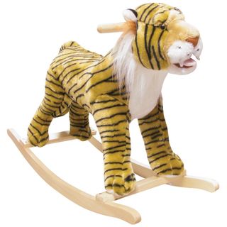 Charm Company Tipsy Tiger Rocker (Yellow/blackDimensions 22.5 inches x 11 inches x 21 inchesWeight 10 pounds Recommended for ages 3 and up or 150 poundsModel 82146 )