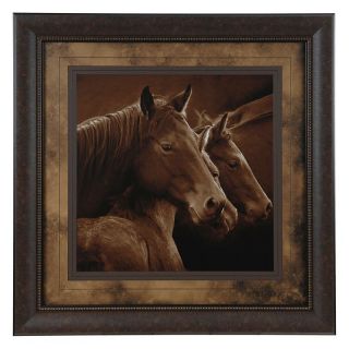 Crestview Collection Horse and Babies Wall Art   36W x 36H in. Multicolor  
