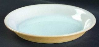 Anchor Hocking Copper Tint Pie Plate   Copper Lustre Outside/White Inside
