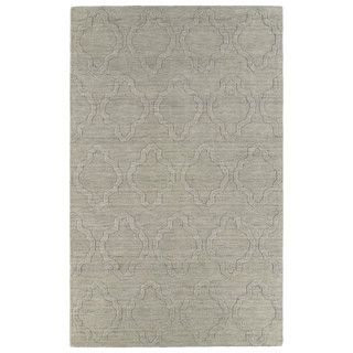 Trends Oatmeal Prints Wool Rug (2 X 3)