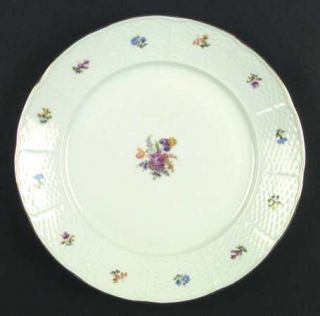 Thun Tradition Dinner Plate, Fine China Dinnerware   Floral Border & Ctr Basketw