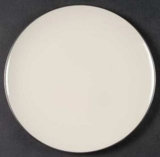 Lenox China Olympia Platinum Dessert Plate/Cream Soup Saucer for Flat Bowl, Fine