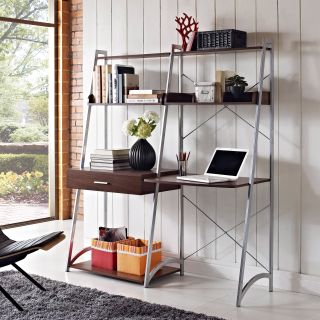 Altra Ladder Desk With Tower Bookcase