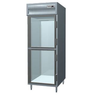 Delfield Reach In Refrigerator w/ Glass Half Door, Stainless, 24.96 cu ft, Export