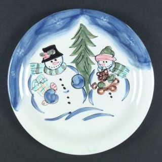 Tabletops Unlimited Winterland Christmas Dinner Plate, Fine China Dinnerware   S