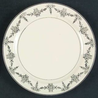 Taylor, Smith & T (TS&T) 1825 Salad Plate, Fine China Dinnerware   Platinum Flow
