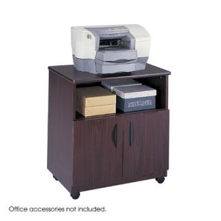 Safco Products Laminate Machine Stand with Open Compartment 1850 Finish Maho