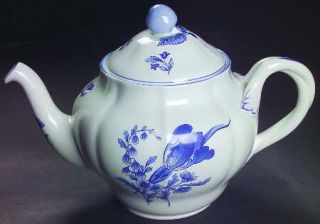 Spode Fontaine (S3419q/S3419p) Teapot & Lid, Fine China Dinnerware   Marlborough