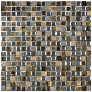 Somertile Isle Baltica 11.75 inch Porcelain Mosaic Tiles (pack Of 10)