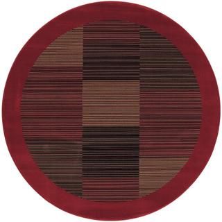 Everest Hamptons/red 710 Round Rug (RedSecondary colors Crimson, Dark Paprika, Deep Clay, Spiced Pumpkin & Terra CottaPattern StripesTip We recommend the use of a non skid pad to keep the rug in place on smooth surfaces.All rug sizes are approximate. D