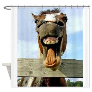  Laughing Horse Shower Curtain  Use code FREECART at Checkout