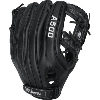 Wilson A500 Game Soft Black Leather Baseball Glove