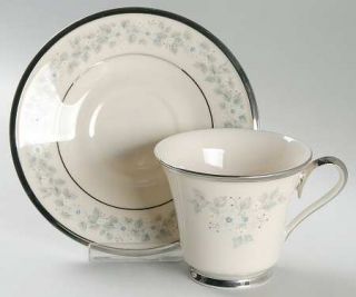 Lenox China Windsong Footed Cup & Saucer Set, Fine China Dinnerware   Dimension,