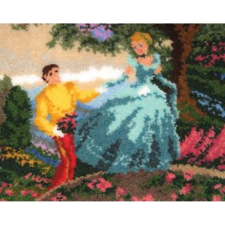Latch Hook Kit 21x26 cinderella Wishes Upon A Dream