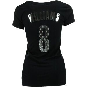 Brooklyn Nets Deron Williams NBA Womens Premium Vneck Player T Shirt