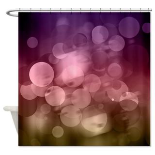  Purple/Red & Brown Bokeh Shower Curtain  Use code FREECART at Checkout