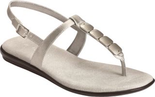 Womens Aerosoles Chlocktower   Silver Metallic Ornamented Shoes