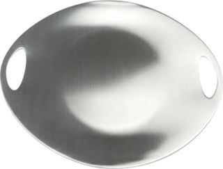 Charcoal Companion Stainless Steel Grilling/Serving Plate   Stainless Steel Hous