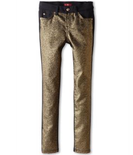 7 For All Mankind Kids Girls The Skinny Jean in Gold Tweed Girls Jeans (Gold)