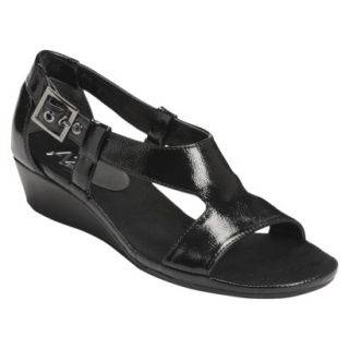 Womens A2 by Aerosoles Crown Chewls Sandal   Black Patent 7.5M