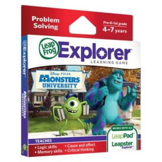 LeapFrog ExplorerLearning Game   Disney Pixar Monsters University