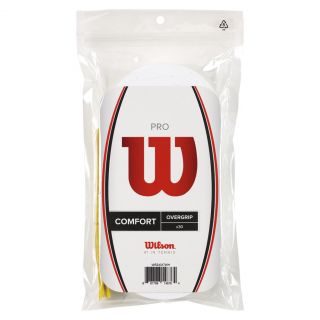 Wilson New Pro Overgrip 30 Pack White