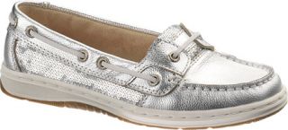 Womens Sebago Skimmer   Silver/Sequins Ornamented Shoes