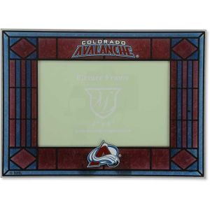 Colorado Avalanche Art Glass Picture Frame