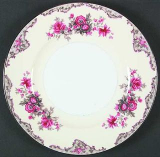 Meito Corsage (F & B Japan) Dinner Plate, Fine China Dinnerware   Pink Floral,Gr