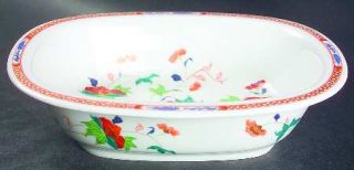 Ceralene Hokusai   9 Oval Vegetable Bowl, Fine China Dinnerware   Menton/Empire