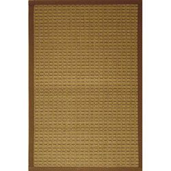 Brown Woven Bamboo Rug (2 X 7) (BrownPattern GeometricMeasures 0.125 inch thickTip We recommend the use of a non skid pad to keep the rug in place on smooth surfaces.All rug sizes are approximate. Due to the difference of monitor colors, some rug colors