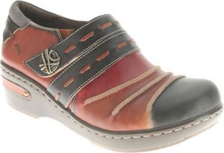 Womens Spring Step Sherbet   Brown Multi Leather Casual Shoes