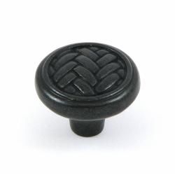 Stone Mill Hardware Harris Antique Black Cabinet Knobs (pack Of 5)