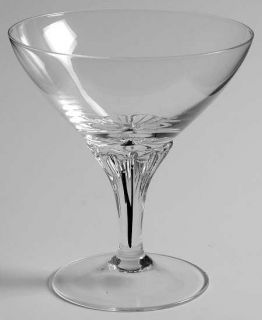 Belfor Exquisite Liquor Cocktail   Clear Stem, Black Core, Clear Bowl