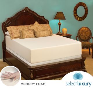 Select Luxury Medium Firm 14 inch King size Memory Foam Mattress With EZ Fit Foundation