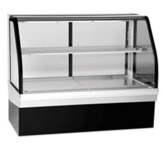 Federal Industries 77 in Refrigerated Deli Case w/ Curved Front Glass, Adjustable Shelf