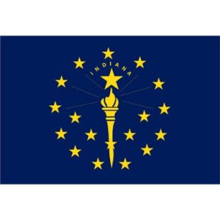 Indiana State Flag   4 x 6