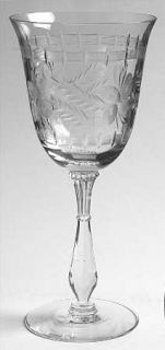 Tiffin Franciscan Linda (Old) Water Goblet   Stem #17378, Old