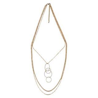 Long Necklace   Gold (25)