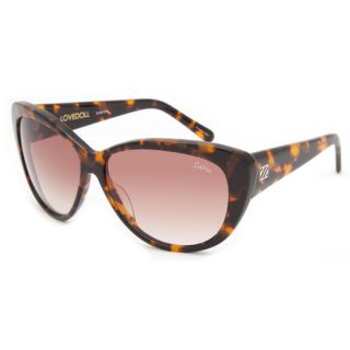Lovedoll Sunglasses Camel Tortoise/Bronze Gradient One Size For Women 2158