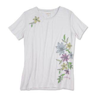 Orvis Floral Accent Tee / Logo T shirt